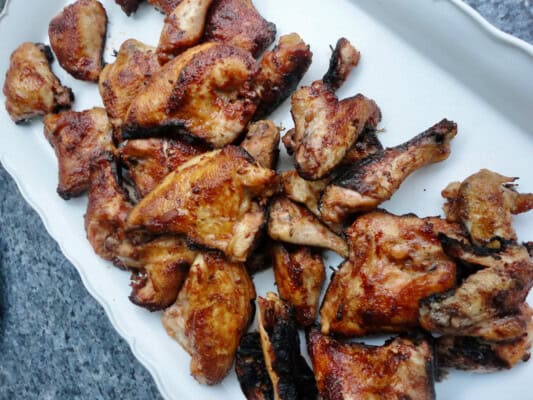 BARBECUED CHICKEN WITH SANTA BARBARA BARBECUE SAUCE