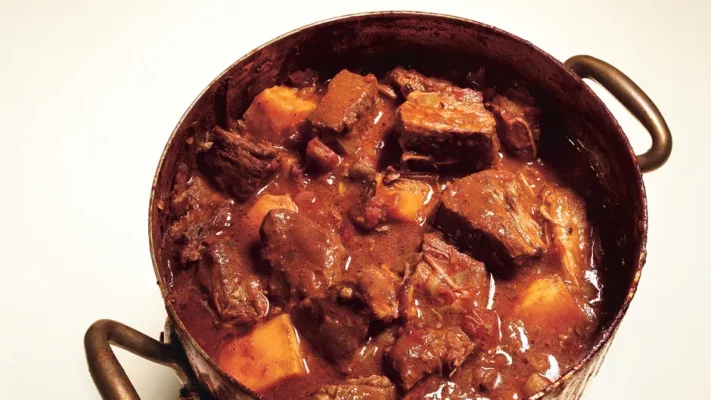 TEXAS BEEF BRISKET CHILI WITH BUTTERNUT SQUASH