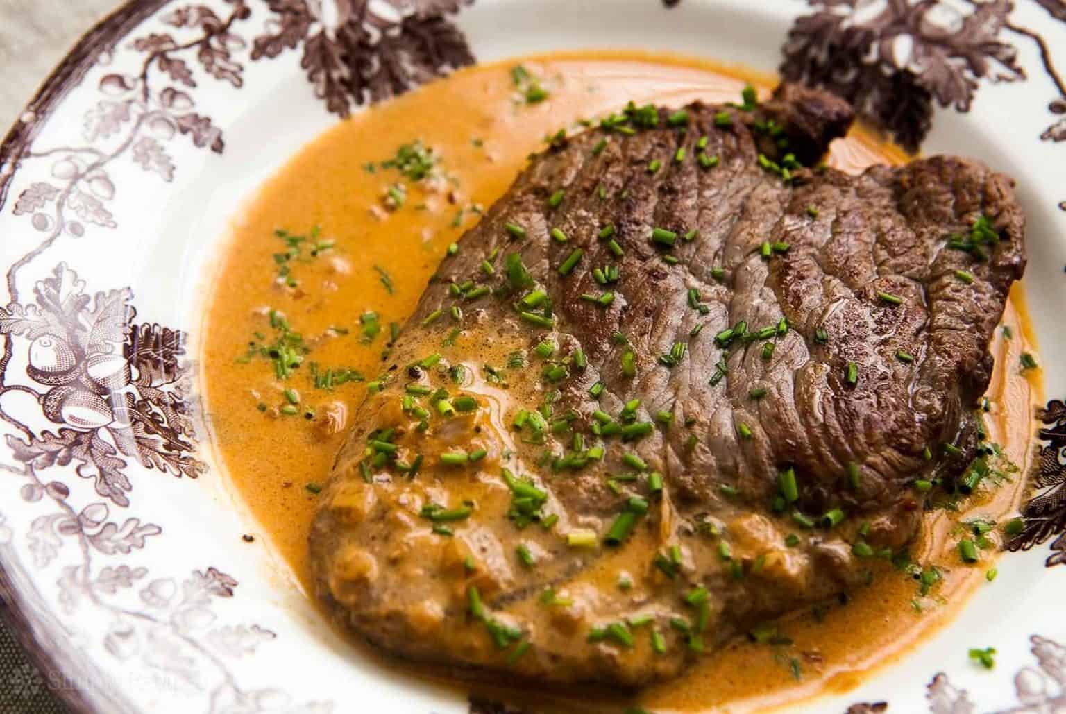 Flank Steak Diane and how I fell in love with New York C H E W I N G