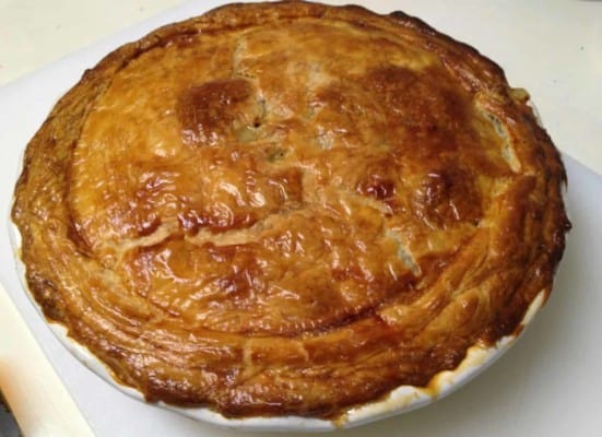 Ina Garten’s Lobster Pot Pie and, just for laughs, one woman’s take on it.