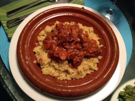 Moroccan Flavored Tagine of Chicken with special thanks to Mrs. Eileen Gaden