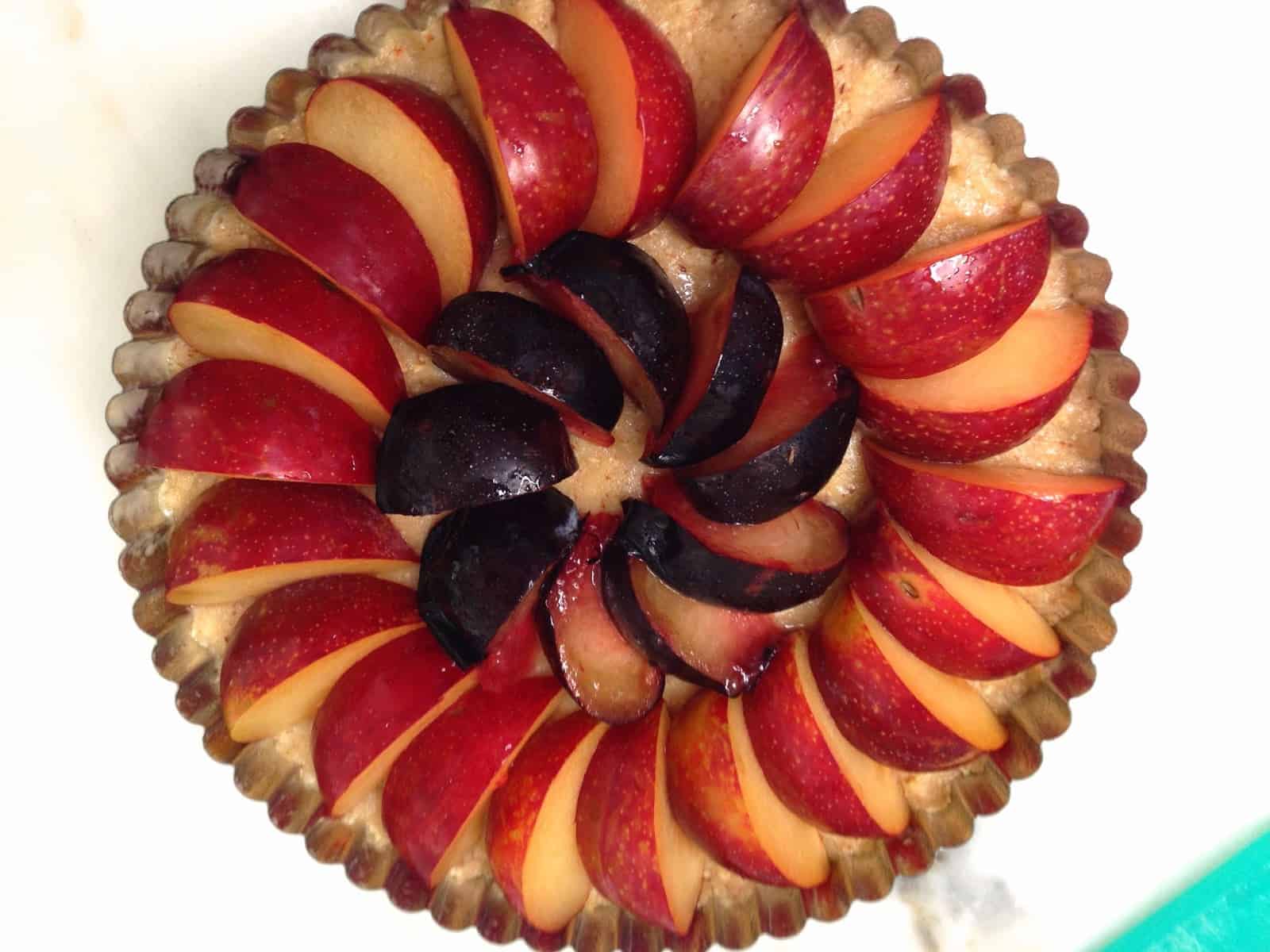 Alice Medrich’s Plum and Almond Tart