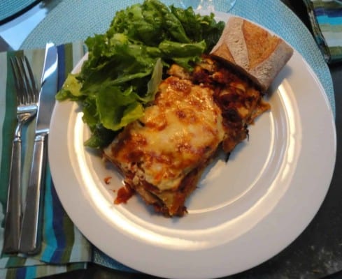 Vegetarian Lasagna adapted from Saveur’s “New Comfort Food”