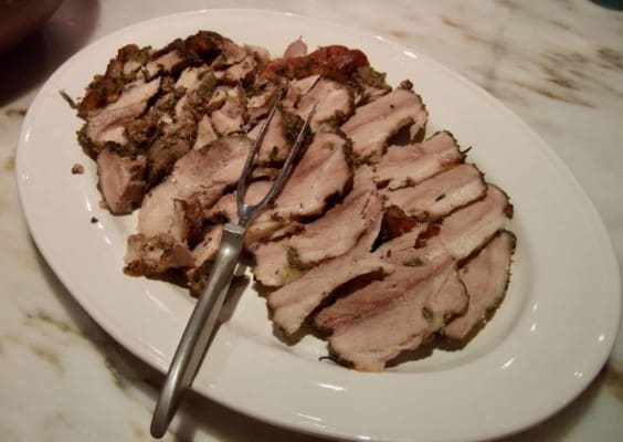 Two Clarks and Porchetta for Days: An unforgettable Pork Roast and a Cannellini Vegetable Soup from the leftovers.