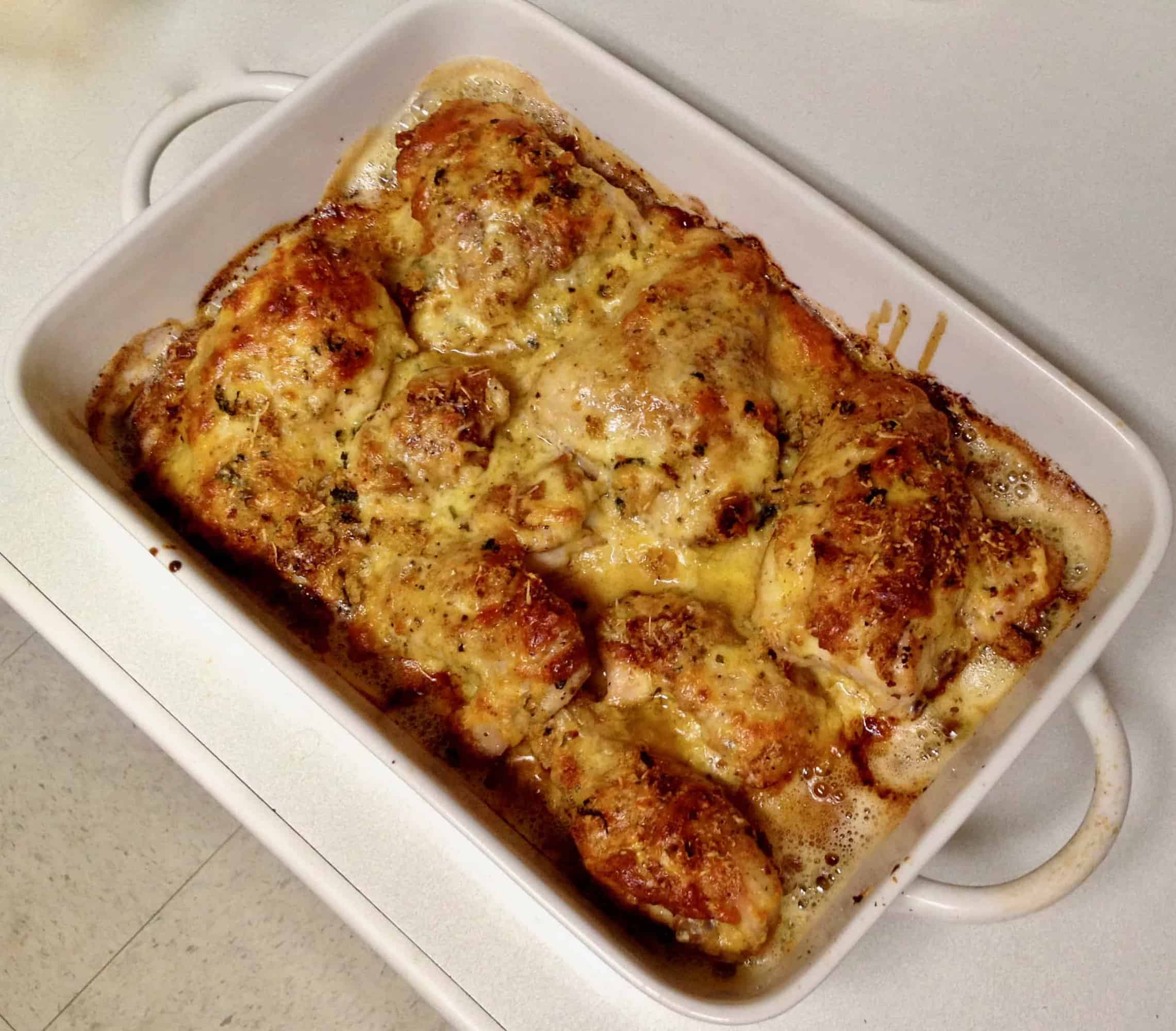 A Tale of Two Chickens: Jamie Oliver’s Chicken in Milk and Richard Olney’s Chicken Gratin