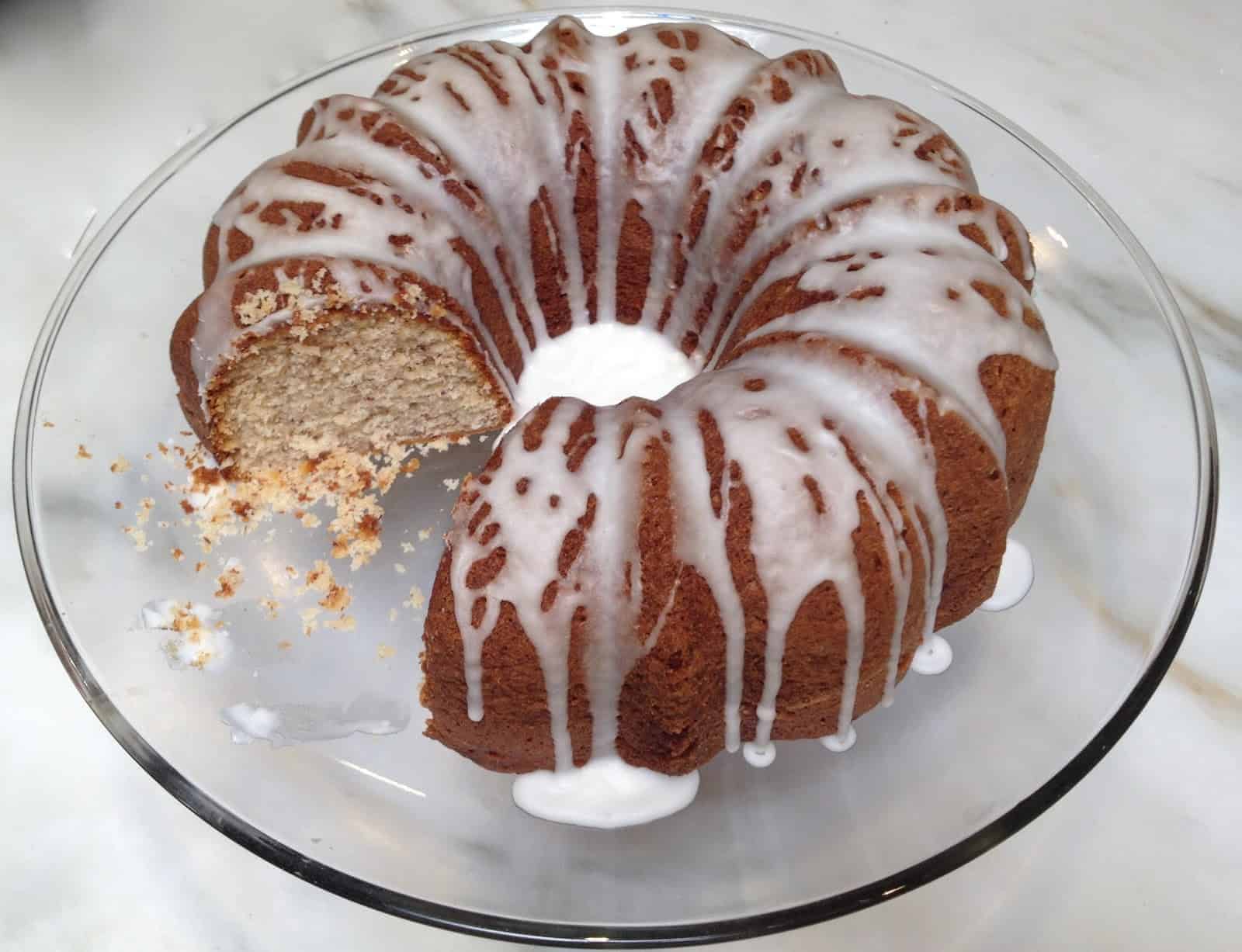 A Funny Thing Happened on the Way to Baking this Almond Bundt Cake