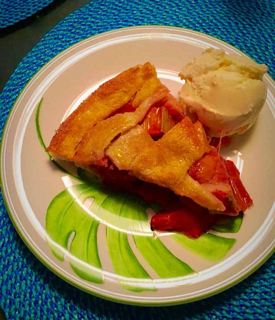 Andrew’s Strawberry Rhubarb Pie