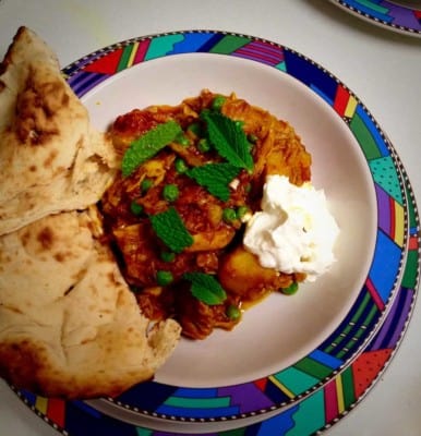 Indian-Spiced Chicken with Tomato and Cream