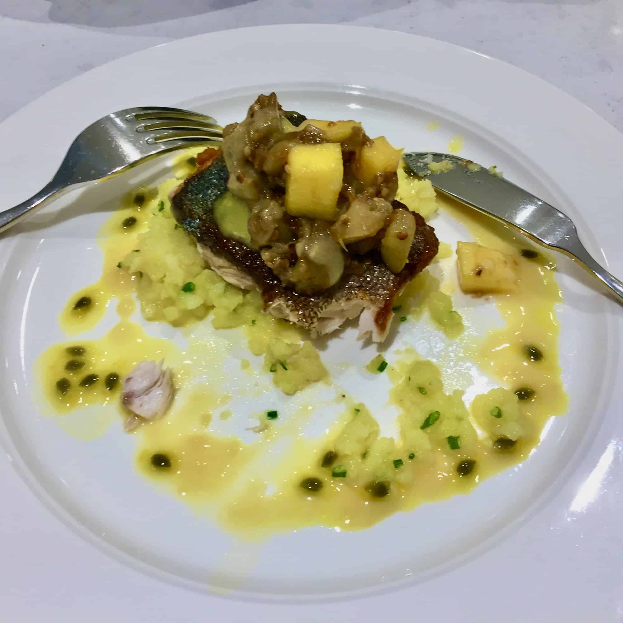 Come aboard and sample the Cuisine on the World’s # 1 Cruise Line. My latest article for The Daily Meal is here! Complete with a recipe for Seared Mahi Mahi from the Chef!