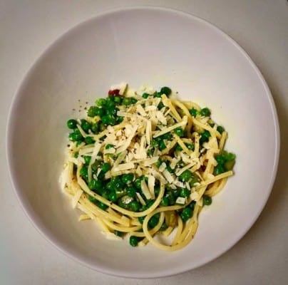 Summertime Spaghetti Carbonara