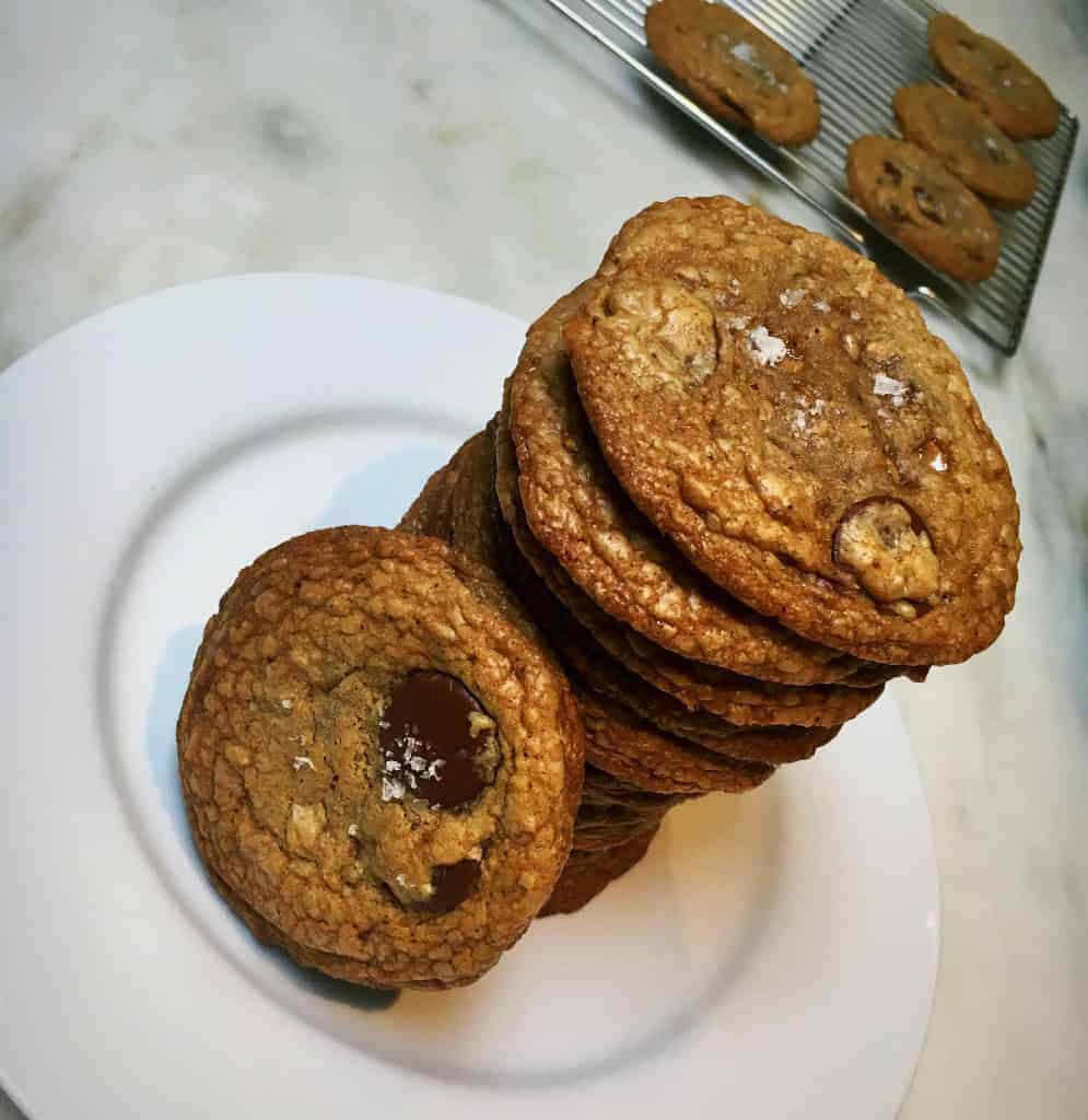 “This Chocolate Chip Cookie Ruins Every Other Cookie Recipe”– “Sugarman” Martinez in Bon Appetit Magazine: Brown Butter and Toffee Chocolate Chip Cookies