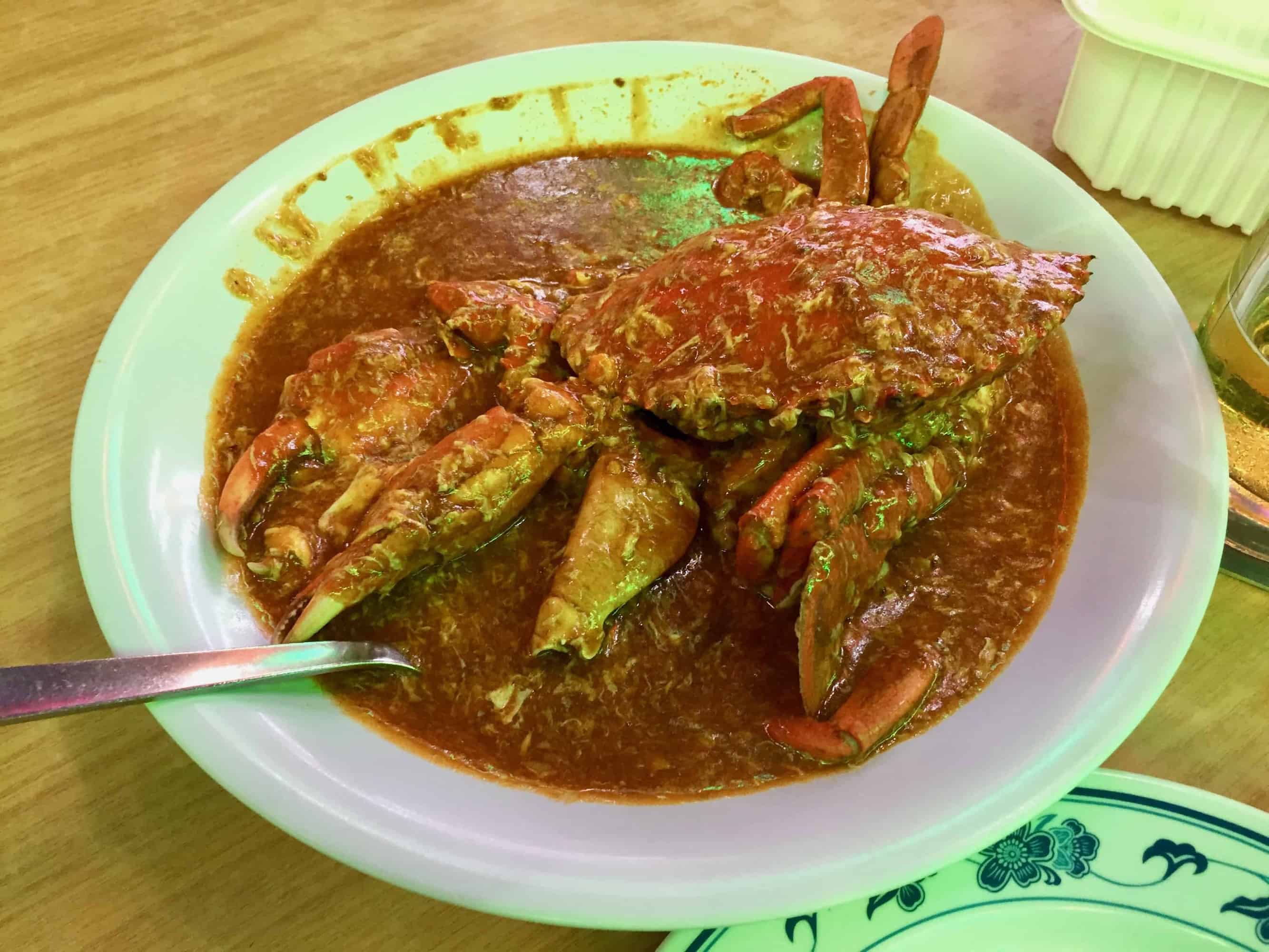 Singapore’s Signature Chili Crab may be easier to make Stateside than it is in Singapore.