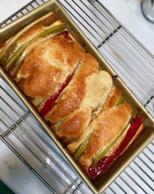 Rhubarb Pound Cake from Melissa Clark in The New York Times