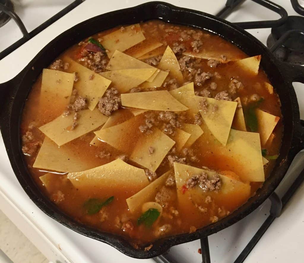 HarissaLamb Skillet Lasagna from Mad Genius, Justin Chapple, in Food