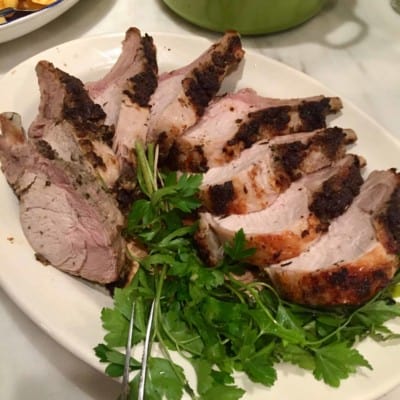 Jeff Lobb’s Herbed Rack of Pork and Trine Hahnemann’s Red Cabbage
