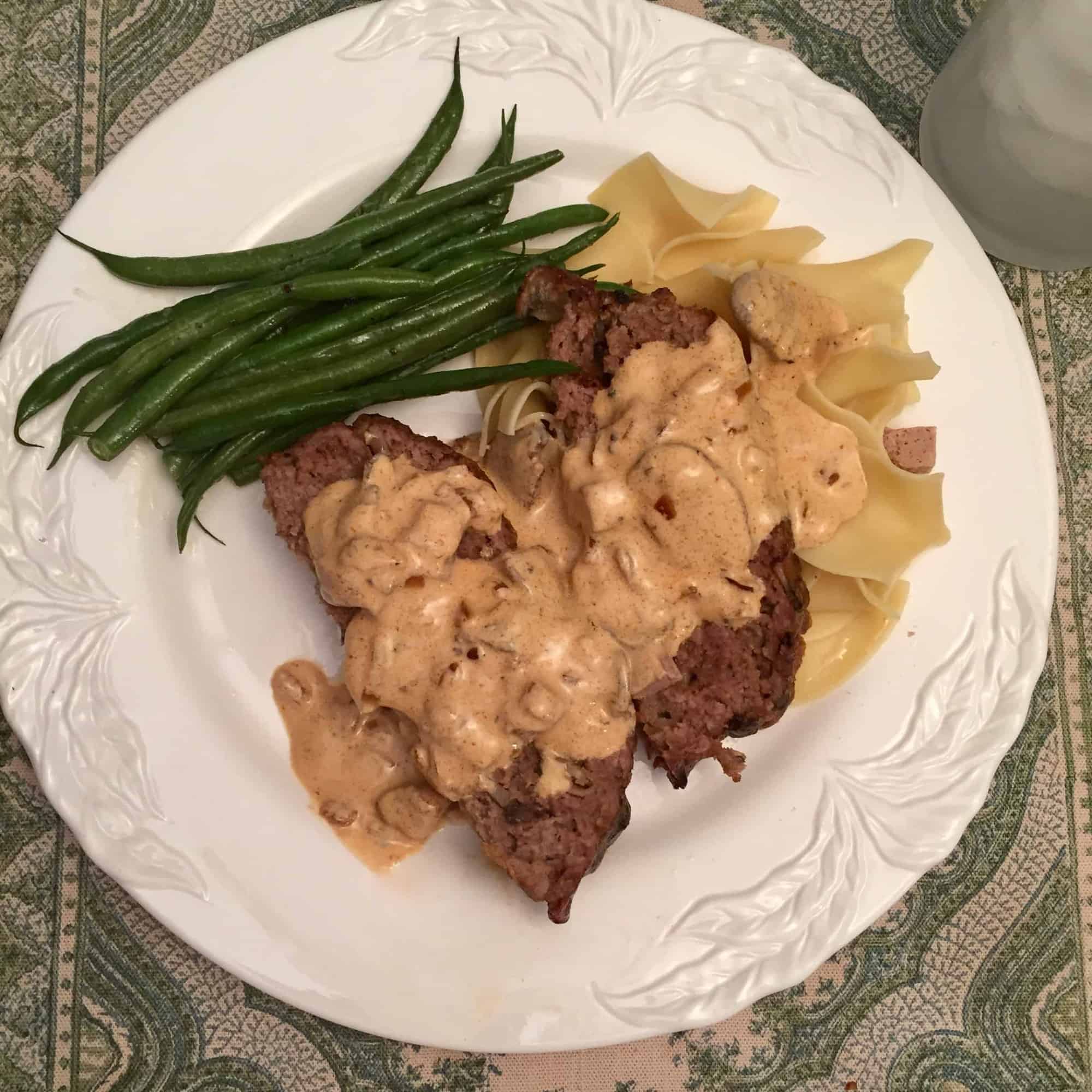 Montreal Meatloaf Stroganoff adapted from Sam Sifton in The New York Times