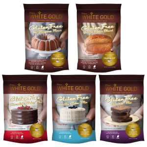 A sample pack of 5 Extra White Gold flours and cake mixes is a perfect introduction. You can buy them at www.extrawhitegold.com