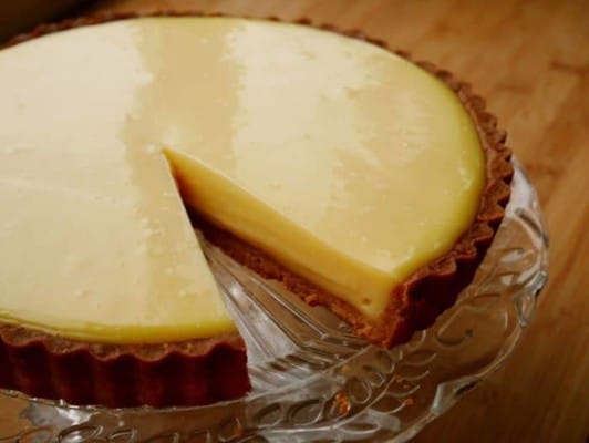 Absolutely the creamiest, smoothest, most spectacular French Lemon Cream Tart from Pierre Hermé