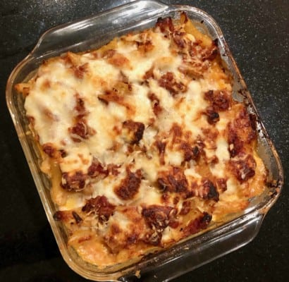Baked Ziti with (or without) Sausage