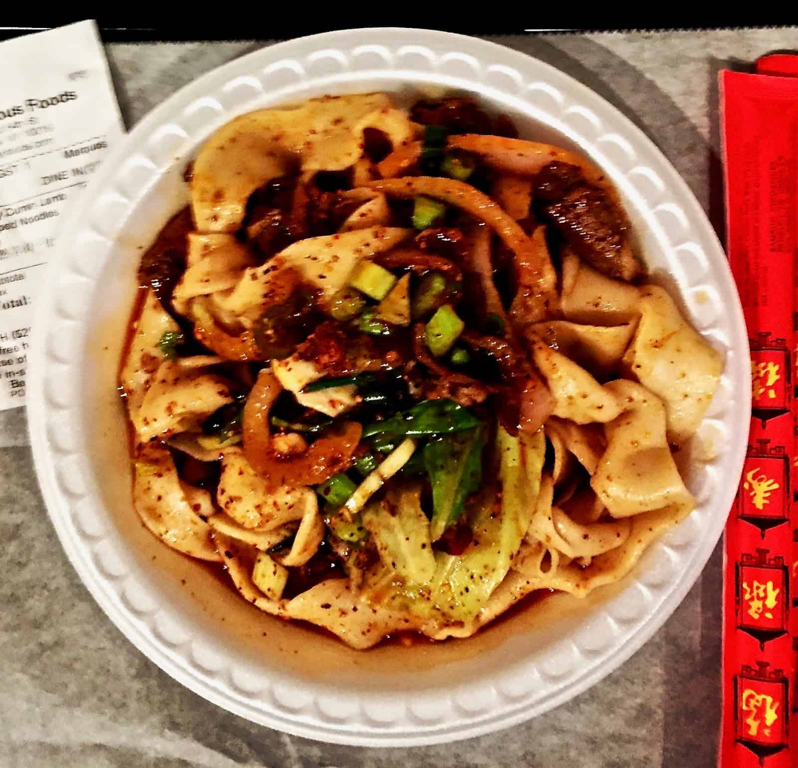 Xi’an Famous’ Spicy Cumin Lamb Noodles