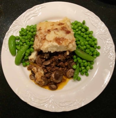 Cottage Pie with Mashed Potato Crust