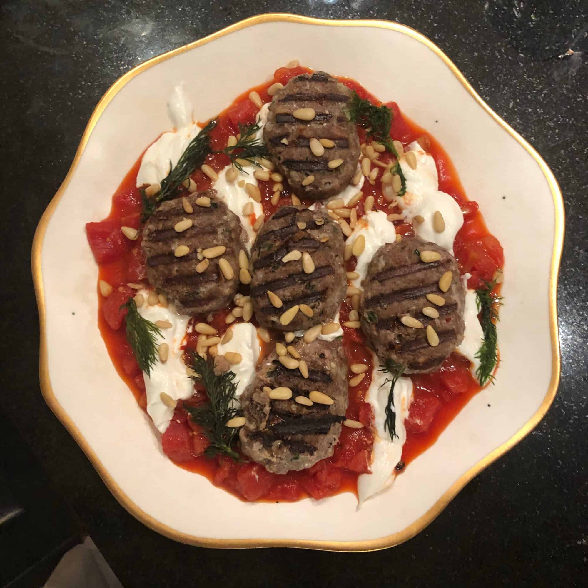 Lamb and Beef Kofte with Spicy Tomato Sauce