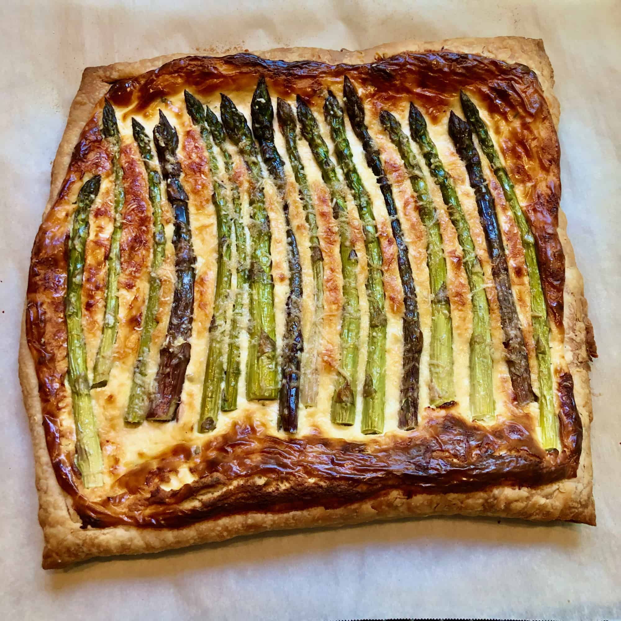 Melissa Clark’s Asparagus, Goat Cheese and Tarragon Tart C H E W I N