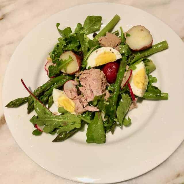 Not quite Niçoise: Tuna, Asparagus and New Potato Salad with Chive ...