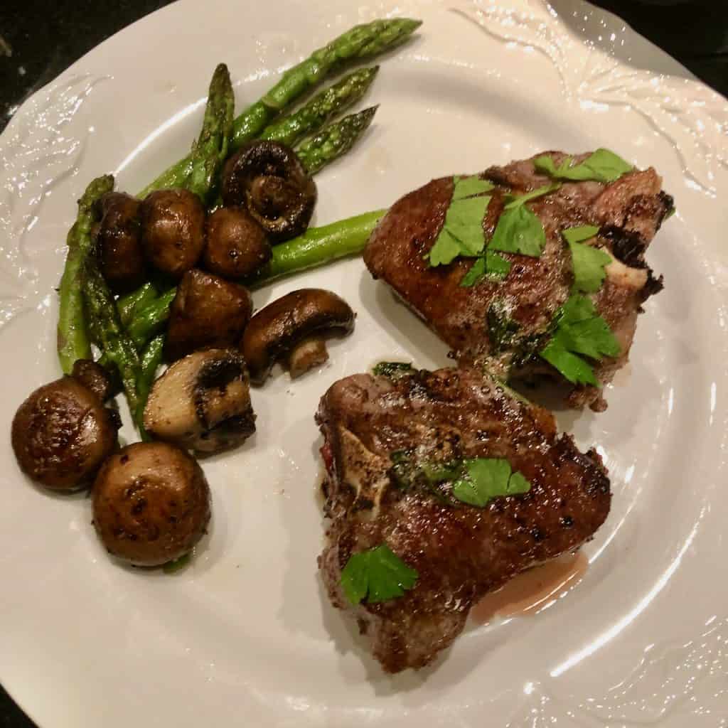 Garlic Butter Lamb Chops