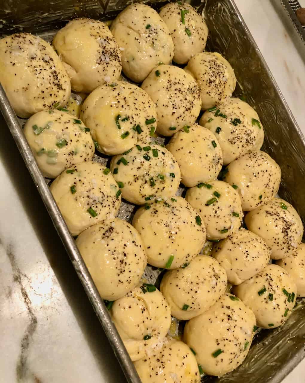 Claire Saffritz Pull Apart Sour Cream And Chive Rolls C H E W I N G 