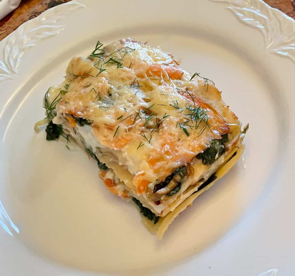 Smoked Salmon Lasagna from Michaela Kitchin