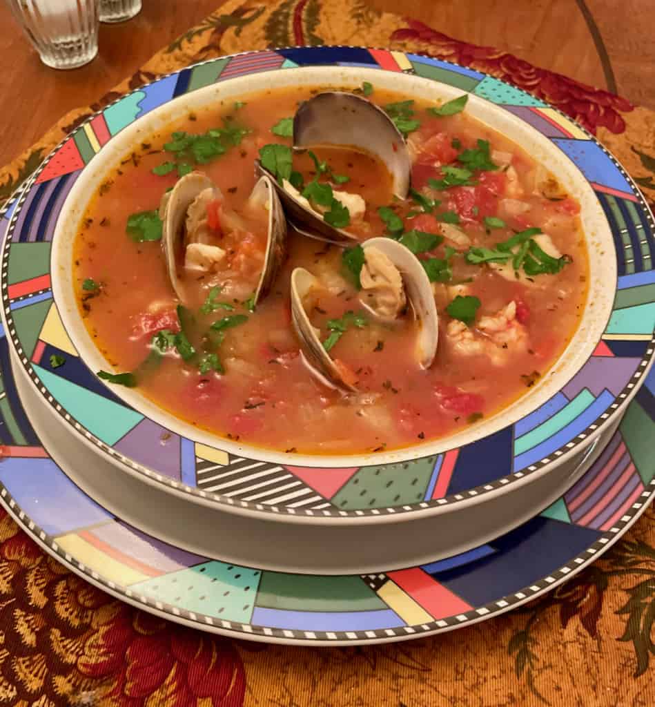 Cioppino Seafood Stew, the San Francisco Treat. • C H E W I N G T H E F A T