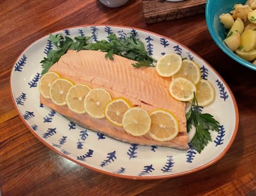 Andrew Zimmern’s Cold Poached Salmon