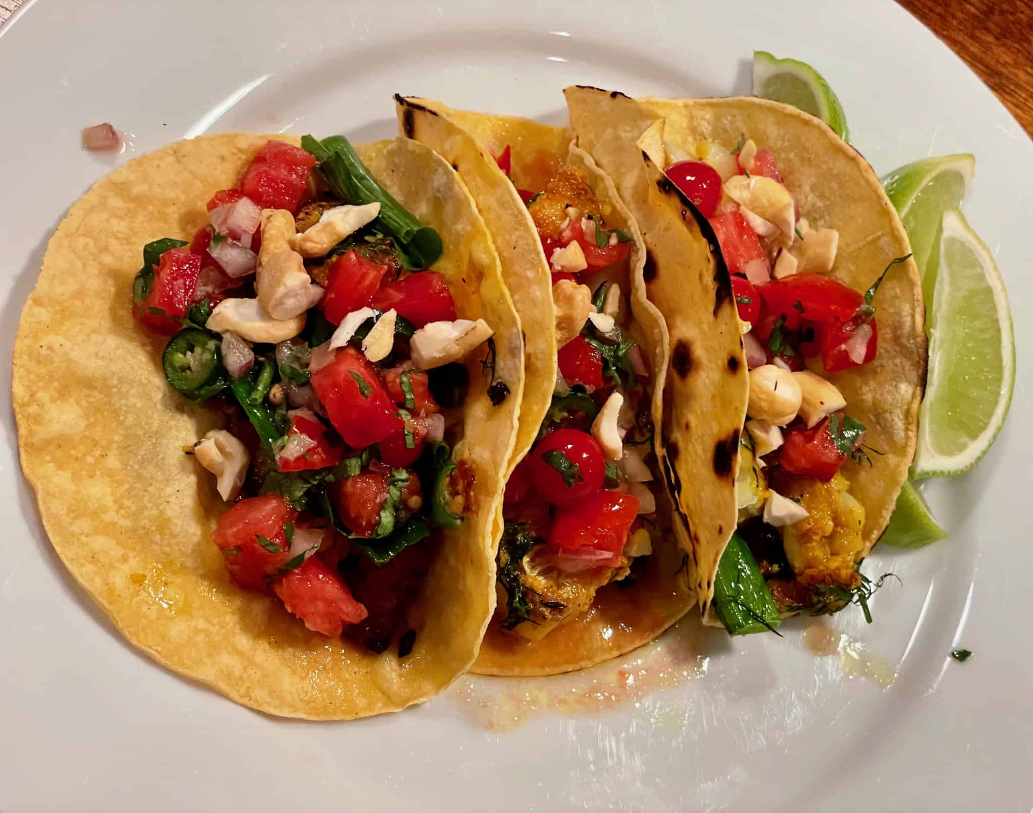 SIZZLING TURMERICDILL FISH TACOS