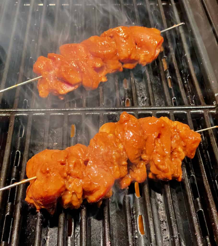 Balinese Chicken Satays from the Four Seasons Sayan C H E W I N G T H