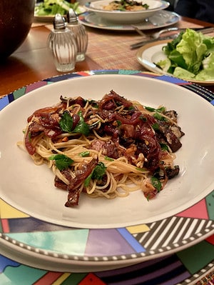 Bacon and Onion Pasta: A Bacon Lover’s Dream from Eric Kim