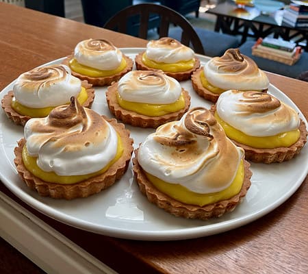 These Lemon-Almond Meringue Tarts made their Baker a Star