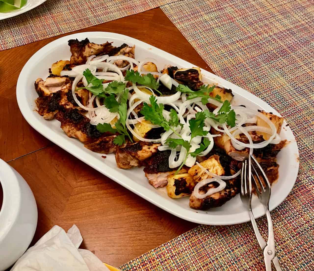 GRILLED OR BROILED, CHICKEN AL PASTOR IS ONE GREAT DISH