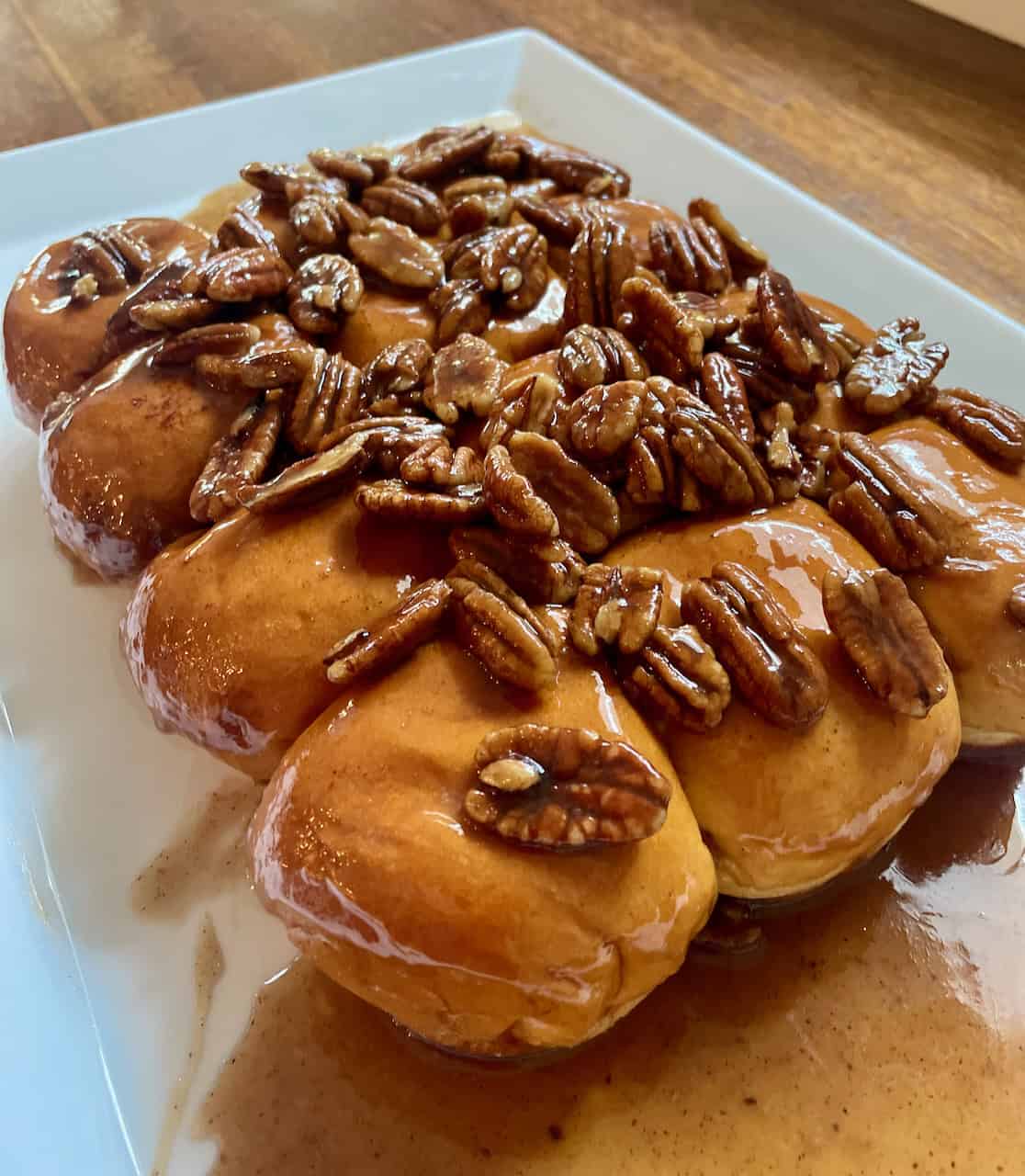 MAPLE PECAN STICKY BUNS MADE WITH ST. PIERRE BRIOCHE