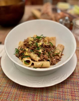 OTTOLENGHI’S ‘COMFORT’: RIGATONI AL RAGÙ BIANCO