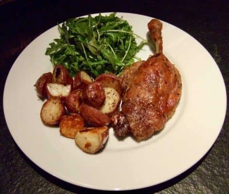 EASY DUCK CONFIT AT HOME (MELISSA CLARK’S BRILLIANT NO-EXTRA-FAT METHOD)