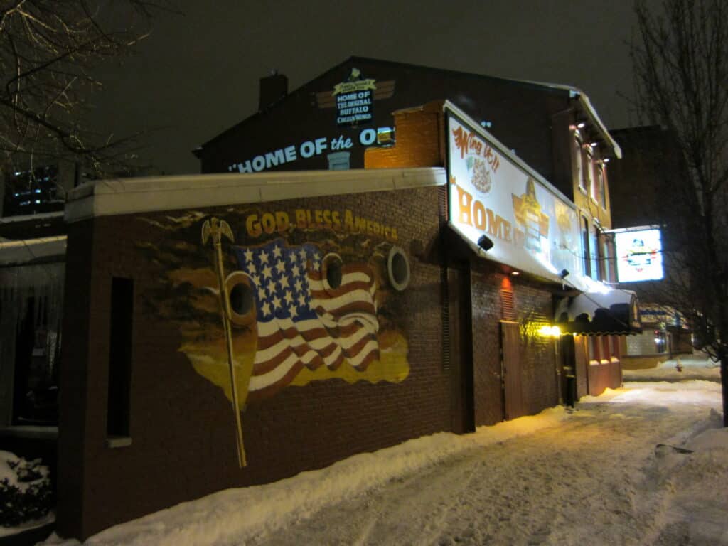 Anchor Bar, 1047 Main Street, Buffalo, New York. Photograph taken January 12, 2011.
