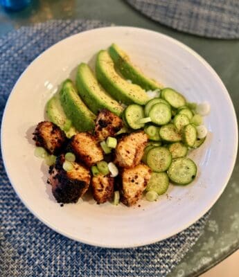 SPICY SALMON RICE BOWLS
