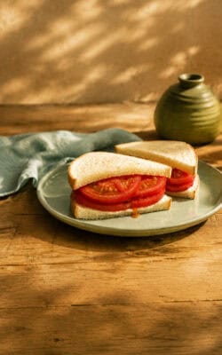 THE TOMATO SANDWICH: BEST EATEN OVER THE SINK